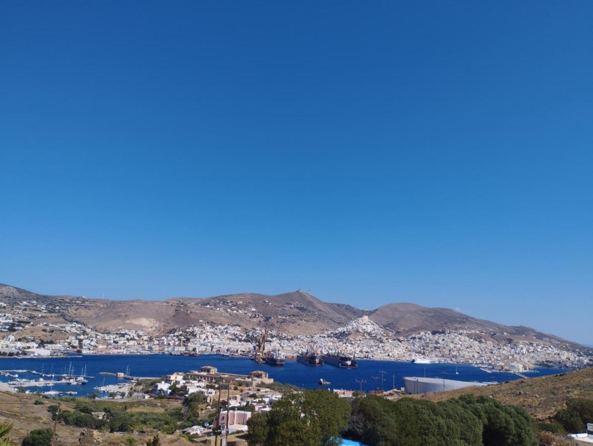 Apartamento Syros House With View Ermoupoli Exterior foto